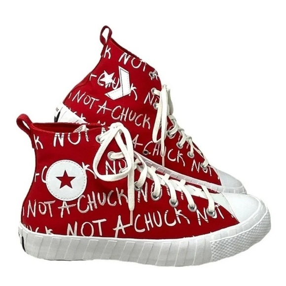 Converse Red “Not a Chuck” Chuck 70 Hi 'UNT1TL3D 12 - Picture 2 of 8